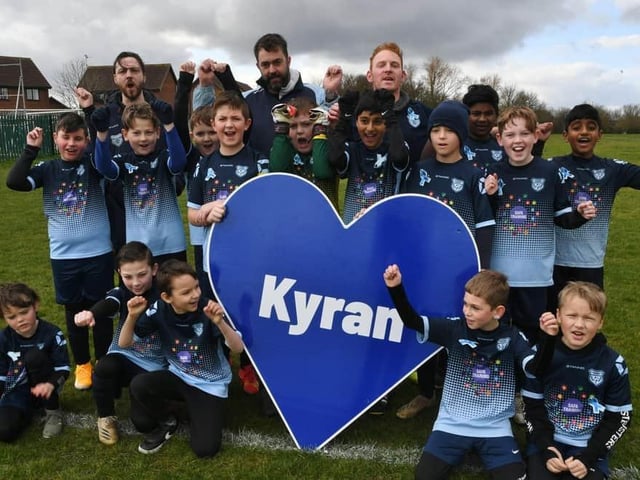 The community came together to raise £19,000 to support the family of Kyran Reading, who passed away aged 10, in March this year. Kyran attended William Law CE Primary School and was a keen footballer who played for Gunthorpe Harriers (team pictured). The money raised went to his mum Nikisha Farrell, and her two son’s, Jayden, 9, and Jaxon, 6.