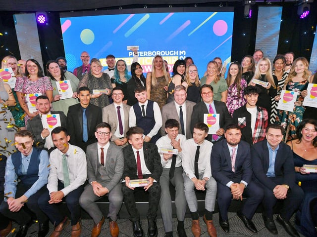 The winners and finalists of the Peterborough Apprenticeship Awards 2023