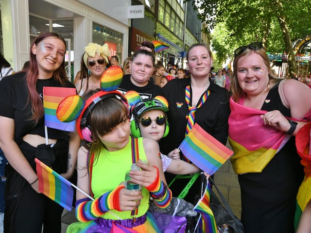A parade was first held through the city centre.