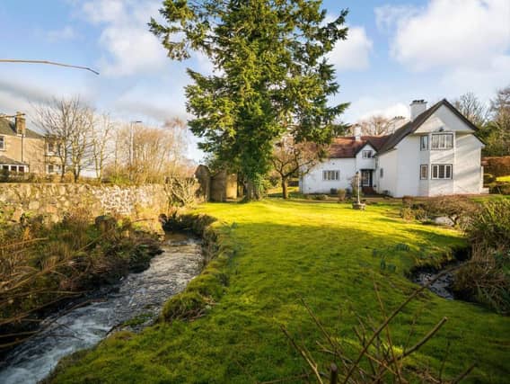 'The Barn', Bridge of Weir, with the Pow Burn running through it.