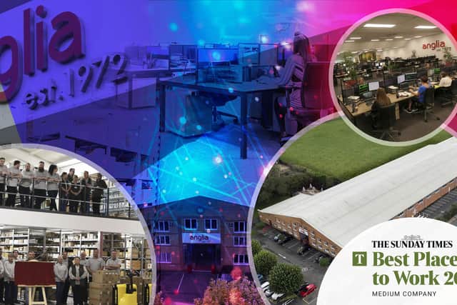 Anglia Components of Wisbech has been named as 'one of the best place to work' by the Sunday Times