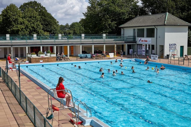 The pool will be open throughout the summer