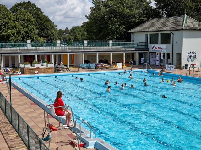 The pool will be open throughout the summer
