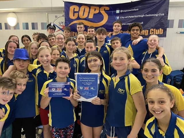 The successful COPs squad at the East Midlands Area Final.