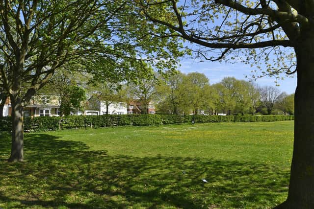 The area of the Embankment that the car park will be built on.