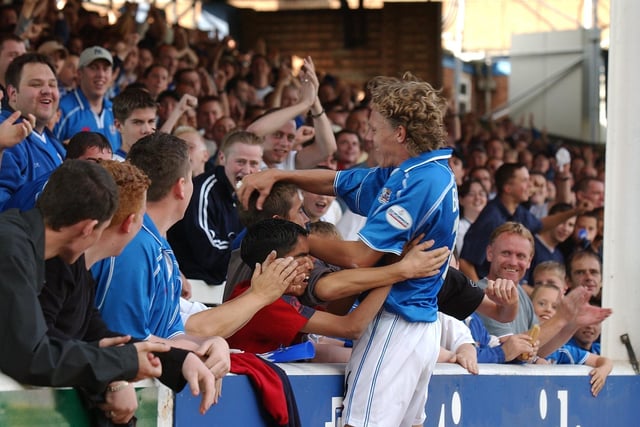 A hyperactive midfielder who carried a pretty poor Posh team in the noughties before he was sold for a song to Wigan after ace negotiator Barry Fry was cut out of negotiations by club owner Peter Boizot's family members.  Bullard, a renowned dressing room prankster, joined Posh on a free transfer from West Ham United in 2001 and made 77 appearances scoring 14 goals.