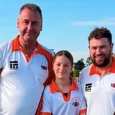 Paul Dalliday (left) and Peyton Harford were part of the winning Northants Federation team.