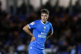Jacob Wakeling was back in the posh side after injury.