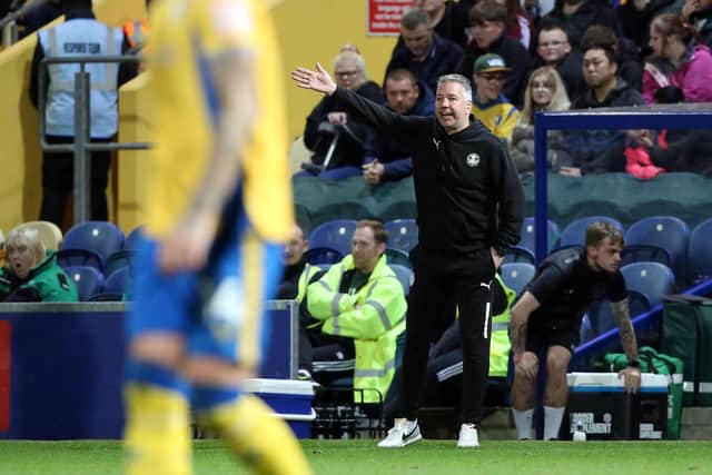 Posh boss Darren Ferguson during the game at Mansfield. Photo: Joe Dent/theposh.com.