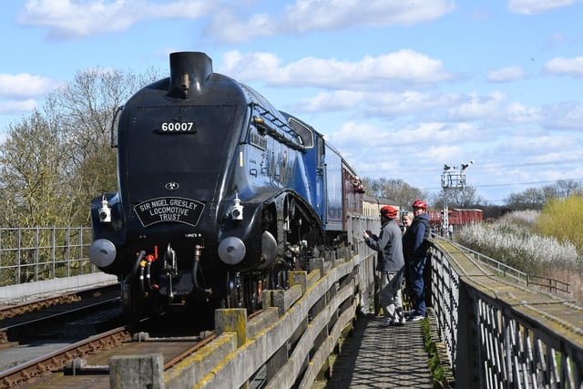 The Sir Nigel Gresley locomotive is at Nene Valley Railway for the Easter weekend and beyond.