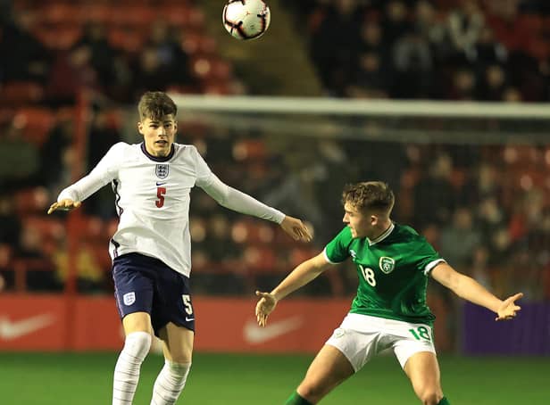 Ronnie Edwards in action for England Under 19s. Photo by David Rogers/Getty Images.