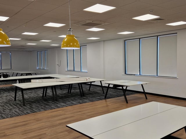 The new still-to-be fitted out offices in Orton Southgate, Peterborough.