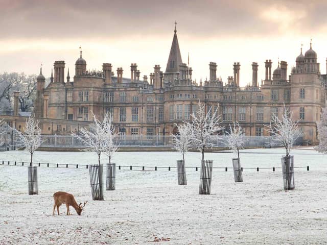 Burghley at Winter. 
Photo: John Lawrence