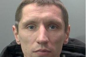 Ignas Daumantas (34) of no fixed address, was sentenced to five years in prison after admitting possession of a firearm after officers found a stash of weapons at a Fletton home