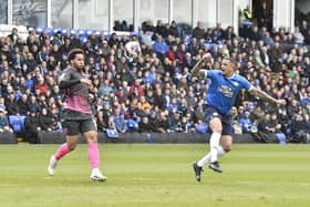 Oliver Norburn (right) could make his 50th Posh appearance against Cambridge United on Saturday. Photo: David Lowndes.
