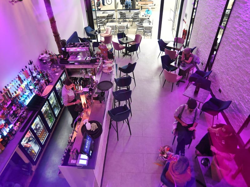 Bijou cocktail bar and restaurant in Bridge Street, Peterborough