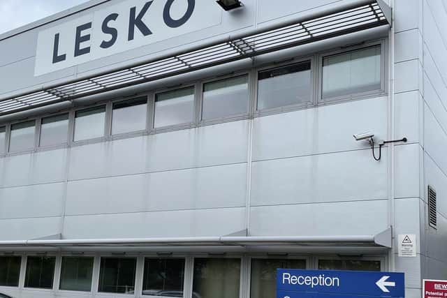 The head office of Lesko in Orton Southgate, Peterborough, which has been placed into administration.