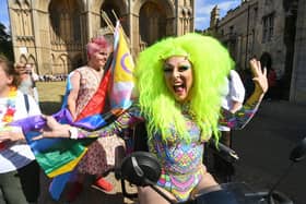 Peterborough Pride is back with a bang as it takes to the city streets tomorrow for the 2023 celebration (image take at last year's march by David Lowndes).