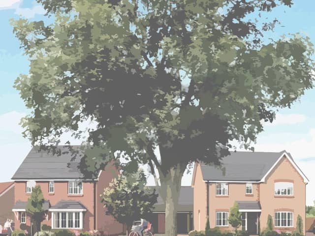 An artist’s impression of Bellway’s new development in Ely, where it is due to build homes under its Bellway and Ashberry Homes brands.