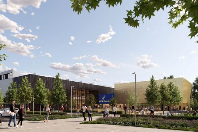 This image shows how ARU Peterborough will appear once the third phase is completed.