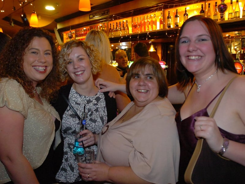 Christmas drinks in December 2007 at The College Arms in Peterborough