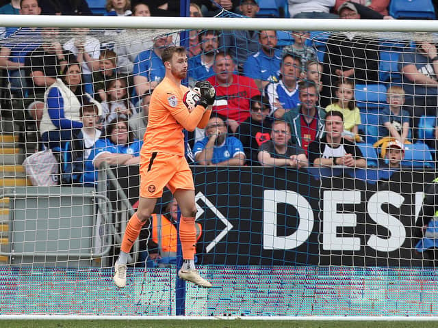 Will Norris kept a clean sheet for Posh against Bristol Rovers. Photo: Joe Dent.
