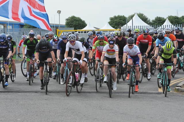 Cycling action from the Tour of Cambridgeshire in 2019, the last time the event was held