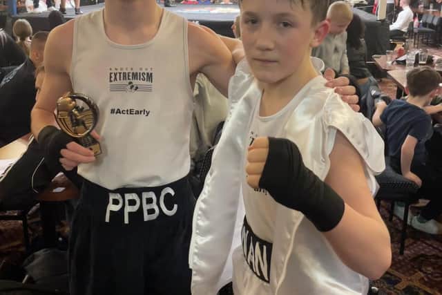 Harvey Barnes (left) and Ewan Davies