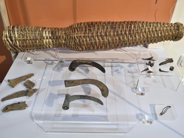 Must Farm exhibition at Peterborough Museum.