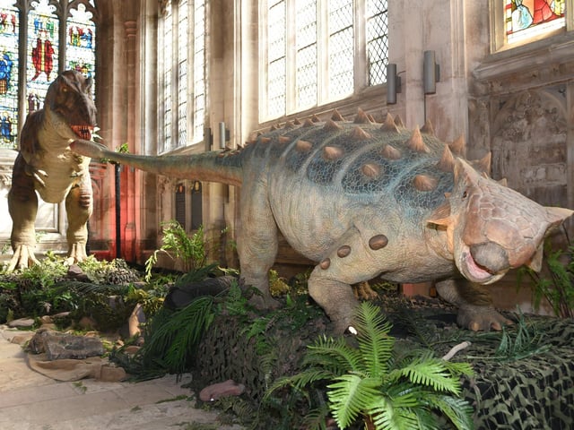 The exhibition asks- was T-Rex a ruthless predator or a scavenger?