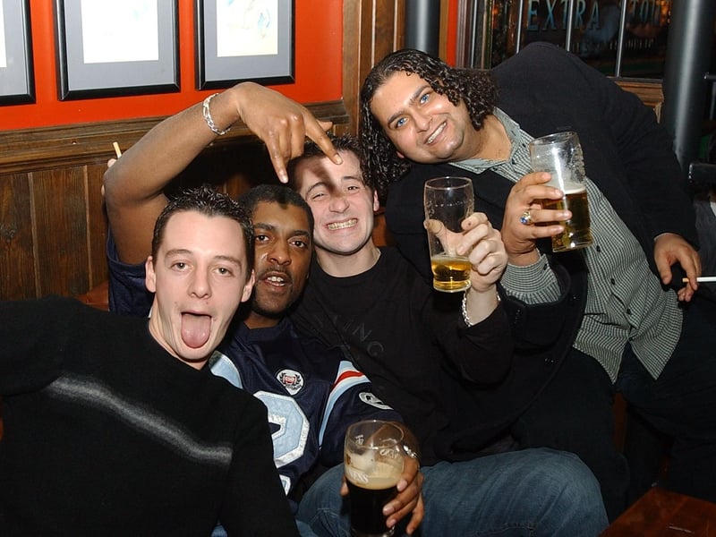 A 2004 night out at O'Neill's, in Broadway, Peterborough city centre