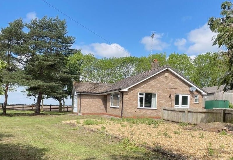 The bungalow is going under the hammer next month