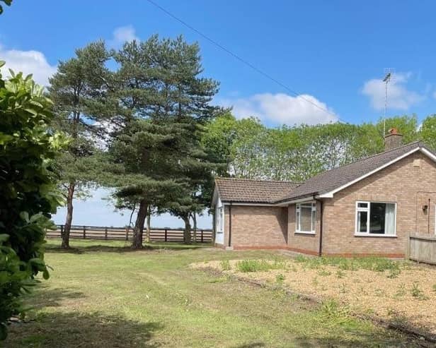 The bungalow is going under the hammer next month