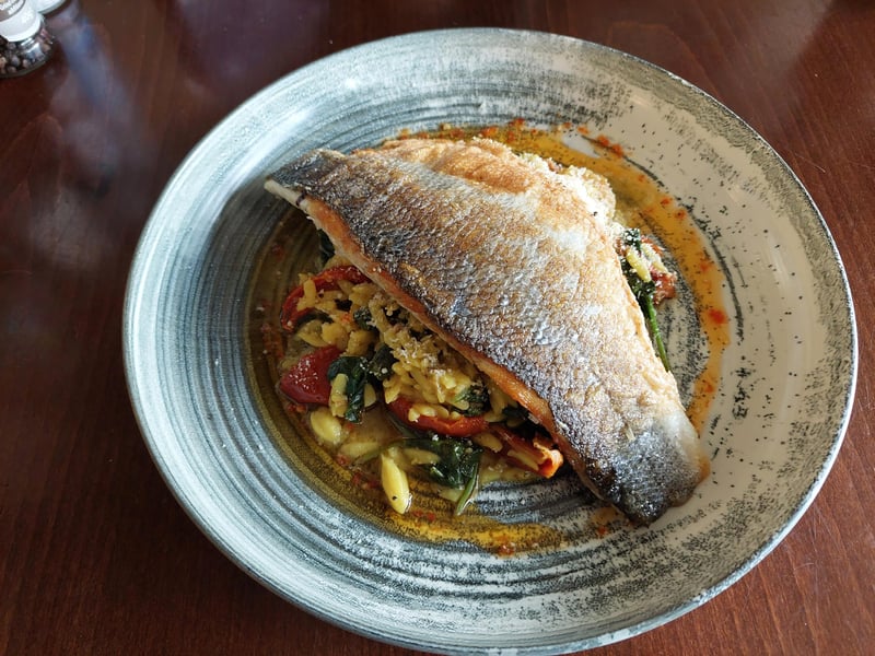 Brad Barnes lunches at The Pack Horse in Northborough