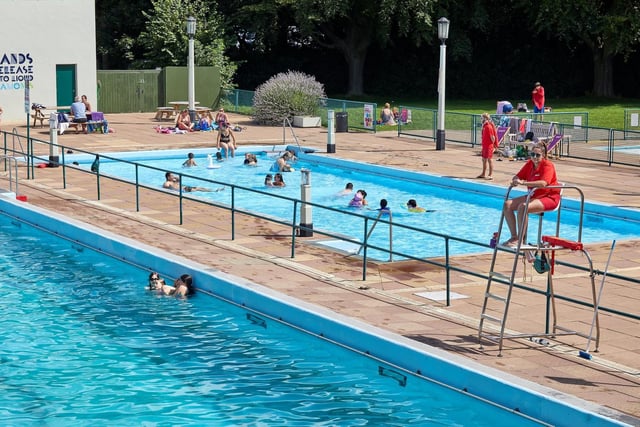 The pool will open on April 1