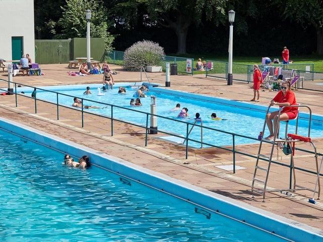 The pool will open on April 1