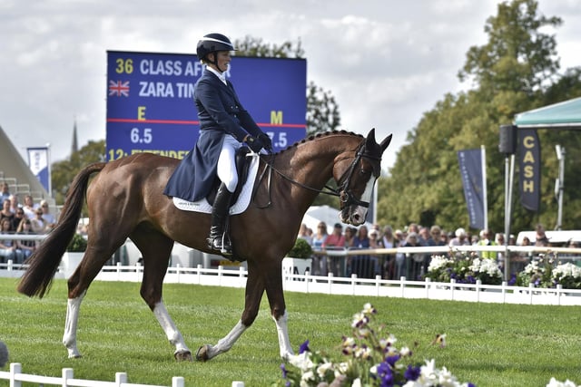 Burghley Horse Trials 2022 - Zara Tindall riding Class Affair in the dressage event