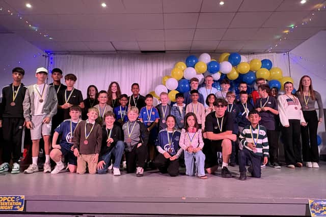 The junior winners at the Orton Park CC awards night. Photo Keely Durham