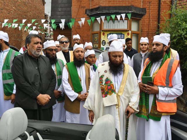 Peterborough Grand Mawlid parade from Alderman's Drive to celebrate the life and legacy of the Prophet Muhammad.