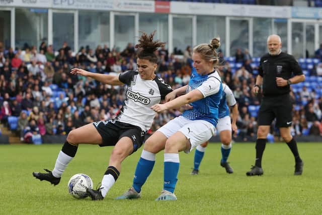Posh Women in action at the Weston Homes Stadium. Photo: Joe Dent/theposh.com