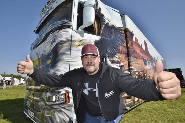 Ice Road trucker Todd Dewey.