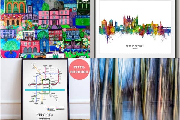 These are nine artistic creations related to Peterborough that are available to buy online