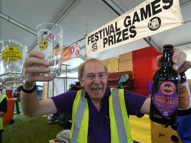 Mick Slaughter on the games stand