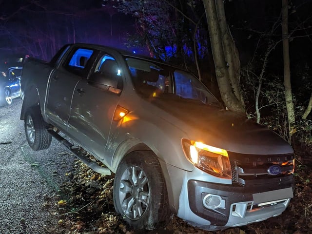 This driver failed to stop for police and officers were forced to use 'tactical contact', ramming the side of the vehicle, to safely bring an end to the pursuit. The driver was arrested for failing to stop, dangerous driving and Unfit drink and drug driving.