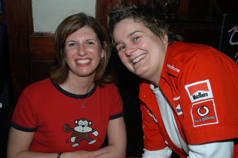 All smiles at Peterborough city centre pub HG’s 19 years ago