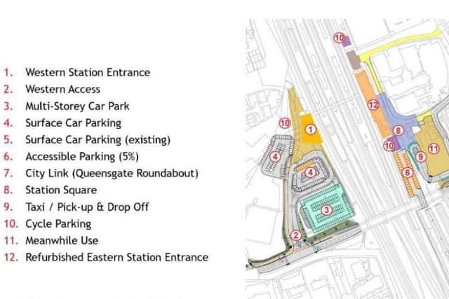 Design plans for the new Station Quarter