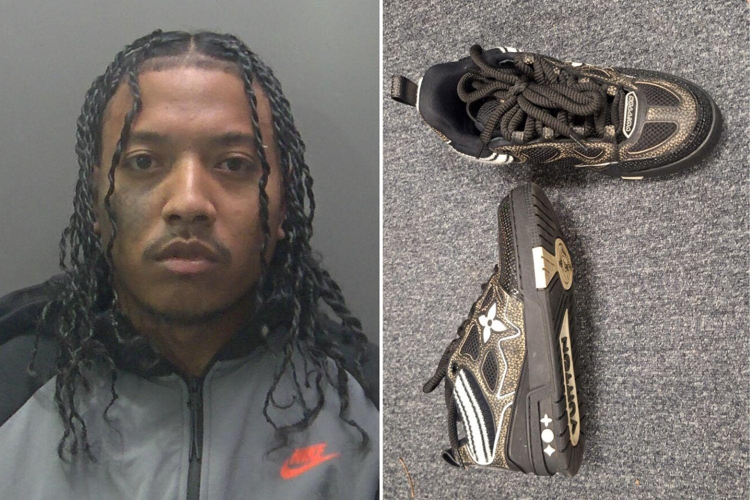 Drug dealer found with crack cocaine, heroin and £2,000 pair of Louis ...