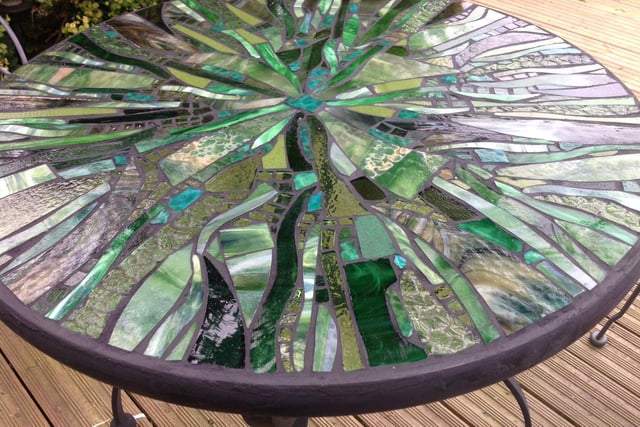 Kay Hall - Organic glass mosaic