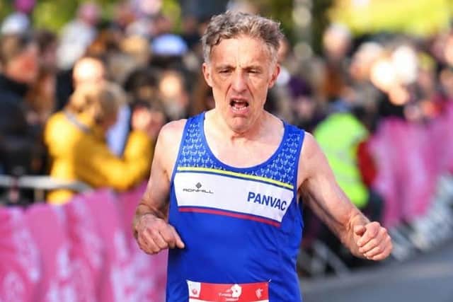 Brian Corleys during the Yorkshire 10k.