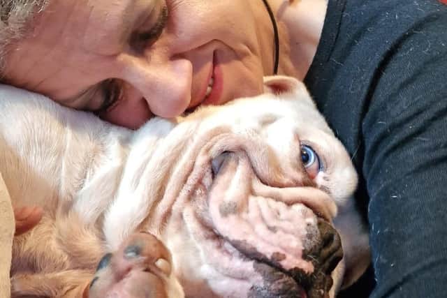 Sharlene Hull is delighted that - thanks to generous fundraisers - her two-year-old bulldog Gandalf will be able to receive the life-saving surgery he needs.